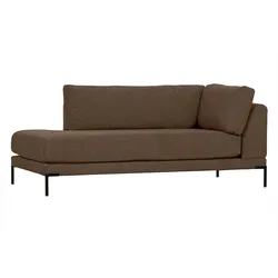 Modulsofa Couple Lounge Element Links, Braun