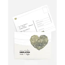Antwortkarten Hochzeit selbst gestalten mit Spruch und Fotos im Onlinedesigner bei Meine-Kartenmanufaktur.de