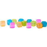 Brunner Kunststoff-Eiswürfel 10 Stück Blau/Grün/Pink