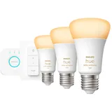 Philips Hue White AmbE27 3er Starter Set inkl DS 3x800lm 75W