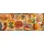 Wash+Dry Snack Attack 75 x 190 cm Grau/Rot