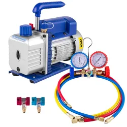 VEVOR Multifunktionspumpe 3CFM 85 L/Min Vakuum pumpe Klimaanlagen Entgasung Hvac Unterdruckpumpe R12 R22
