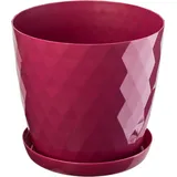 Kadax Blumentopf mit Untersetzer Ø 20 cm rosa