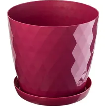 Kadax Blumentopf mit Untersetzer Ø 20 cm rosa