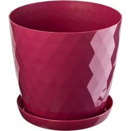 Kadax Blumentopf mit Untersetzer Ø 20 cm rosa