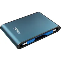 Silicon Power SP Power SP010TBPHDA80S3B Externe Festplatte 1TB (6,4 cm (2,5 Zoll), USB 3.0) blau, Mehrfarbig