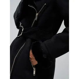 SALSA JEANS Shearling Mantel - - L