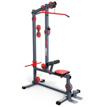 K-Sport Stationäre Latzug-Station bis 150kg belastbar SCHWARZ|ROT No Size