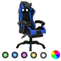 VidaXL Gaming Chair mit RGB LED-Leuchten balu/schwarz (288006)