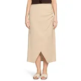 Cartoon Wickelrock Damen Beige 46