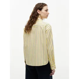 Tommy Hilfiger Hemdbluse SUMMER POPLIN LS BOXY SHIRT Gelb 42
