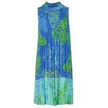 Betty Barclay Plisseekleid Blau/Grün Kleid 42
