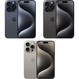 Apple iPhone 15 Pro 256 GB Titan Schwarz