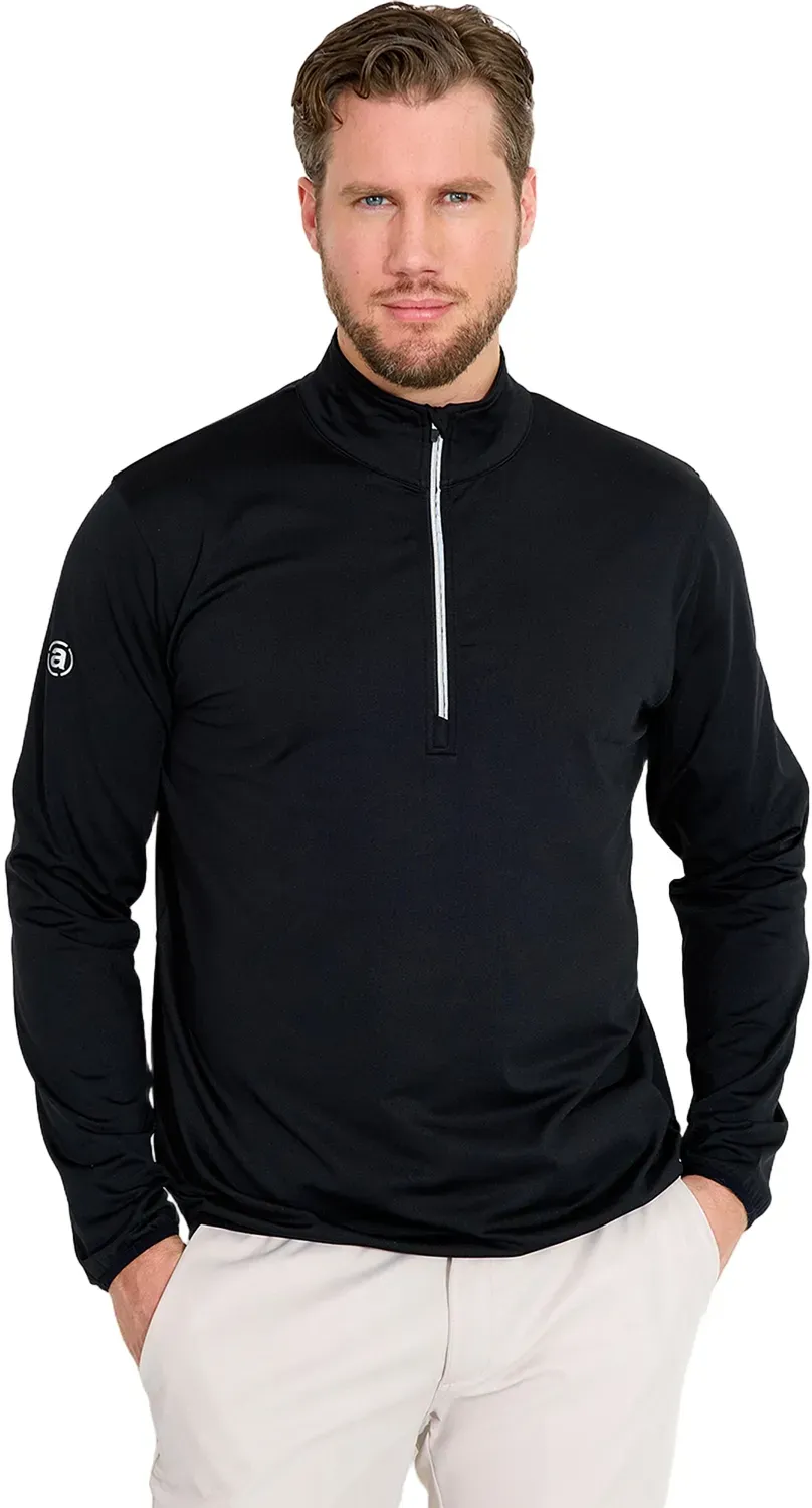 Abacus Layer Cradoc Fleece 1/2-Zip, schwarz