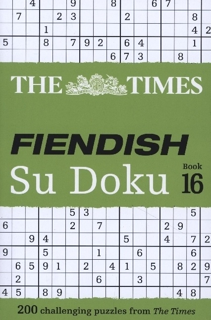 The Times Su Doku / The Times Fiendish Su Doku Book 16 - The Times Mind Games  Kartoniert (TB)
