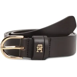 Tommy Hilfiger Gürtel Essential Effortless Rindsleder 2,5 cm Fondant Braun 75