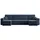 m-punkt24 Eckcouch Cord 3-Sitzer Blau