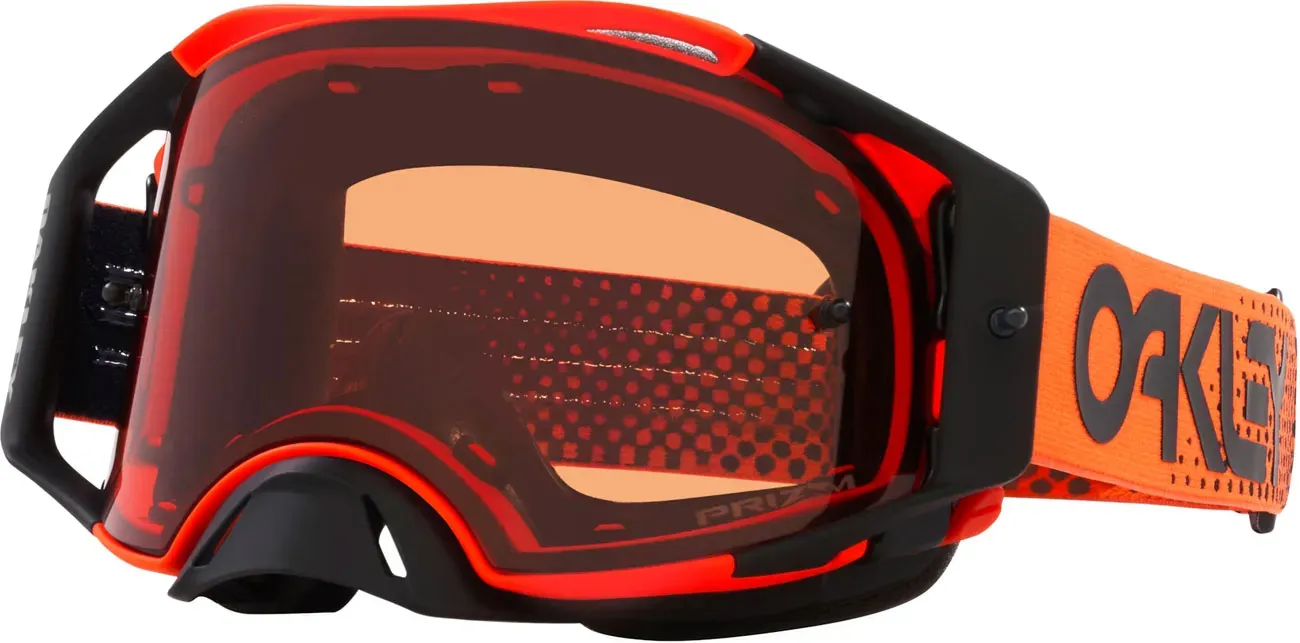 Oakley Airbrake MX Moto, lunettes Prizm - Orange/Noir Bronze Teinté