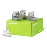 GAH Alberts Breitwinkel Edelstahl 30 x 30 x 30 mm 25 Stück