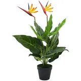 vidaXL Künstliche Strelitzia Reginae Paradiesvogelblume 66 cm