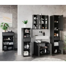 Germania Schrank 2201-547 Graphit, Optik B/H/T: ca. 33,00x121,00x34,00