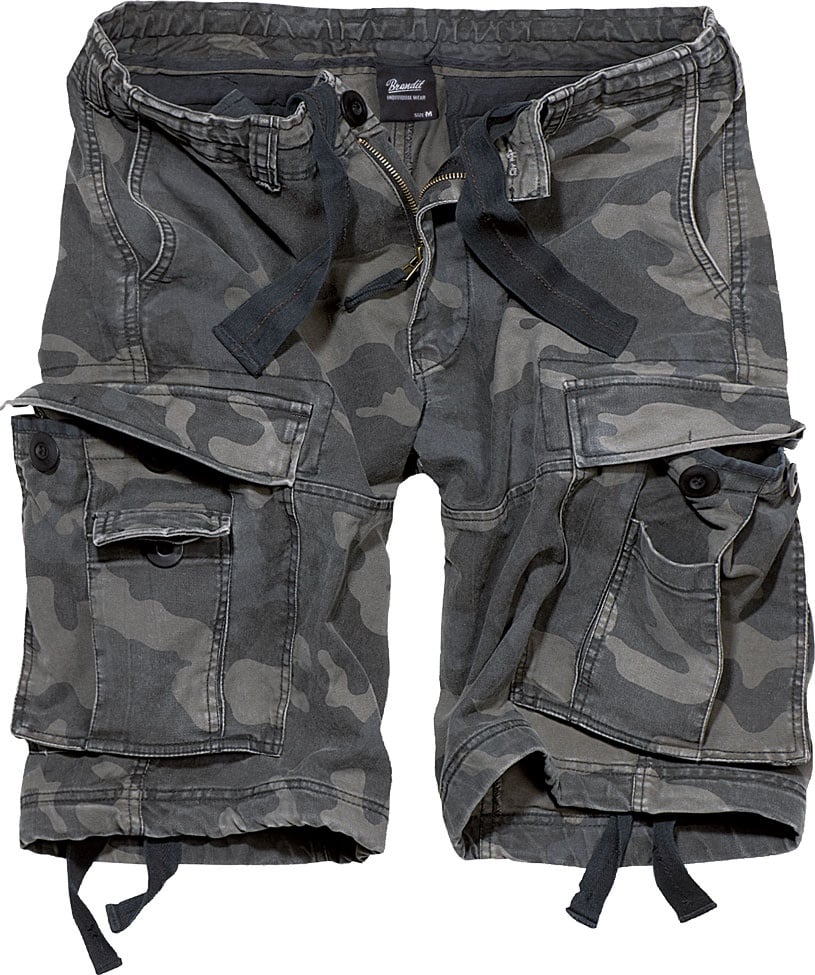 Brandit Vintage, Cargoshorts - Darkcamo - M