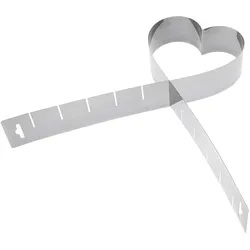 WESTMARK Herzbackform variabel verstellbar von 14,5-26,5cm H5cm