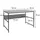 MCW Schreibtisch K80 Braun / Grau