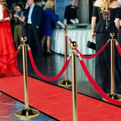 Securit® Classic Absperrpfosten(ohne Sockel)-Rundkopf-Vierwege-Seilverbindung