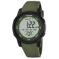 Calypso Uhr Digital by Festina K5698/4 Armbanduhr grün schwarz
