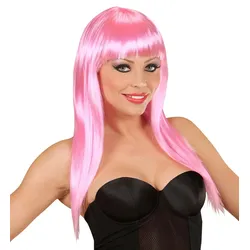 Pinke Glamour Perücke - OS