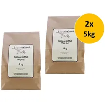 Lunderland Süßkartoffel-Würfel | 5kg für Hunde und Katzen