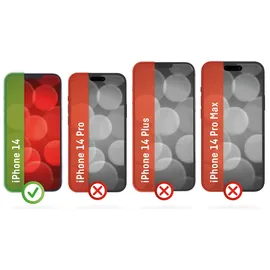 Displex Real Glass + Case für iPhone 14