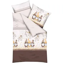 KAEPPEL Wichtel Kumpel Biber Braun 135 x 200 cm + 80 x 80 cm