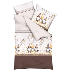 KAEPPEL Wichtel Kumpel Biber Braun 135 x 200 cm + 80 x 80 cm