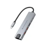 Conceptronic 6-in-1 USB-C->HDMI,2xUSB-A,USB-C,GbE 140W