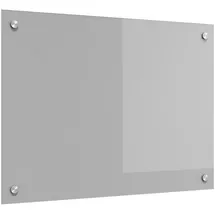 vidaXL Küchenrückwand Hellgrau 70 x 50 cm Gehärtetes Glas, 42001227
