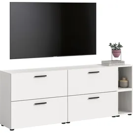 xonox.home Xonox Wohnwand Weiß, Holzwerkstoff, 176x67x34 cm Wohnzimmer, Wohnwände, Anbauwände