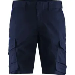 Blakläder Shorts Industrie Stretch, marineblau / kornblau, Konfektionsgröße 48