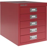 BISLEY MultiDrawer Schubladenschrank 27,9 x 32,5 x 38 cm rot