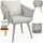 tillvex Gartenstuhl 55 x 60 x 90 cm beige 2 St.