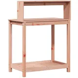 vidaXL Pflanztisch mit Ablagen 82,5 x 50 x 109,5 cm Massivholz Douglasie