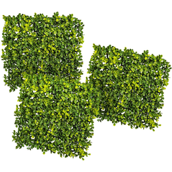 Kunstpflanze Buchsbaummatte Buchsbaum, Creativ green, Höhe 25 cm, 3er Set grün