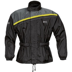 GMS Douglas Motor Regen Jas, zwart-geel, 2XL Voorman