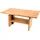 Paroli Couchtisch Massivholz höhenverstellbar Eiche 105 x 47 x 65 cm
