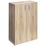 CASARIA Kommode Vela 115,5 x 60 x 30 cm Eiche / Braun