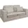Home Affaire 3-Sitzer HOME AFFAIRE "ALISSAS BIS mit vielen Kissen, Biesen an den Kissen", beige, B:196cm H:95cm T:108cm, 92% Polyester, 8% Nylon, Sofas, Hussen-Optik, kleine Taschen an der Seite zum Verstauen