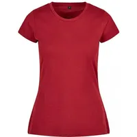 Build Your Brand Damen BB012-Ladies Basic Tee T-Shirt, Burgundy,