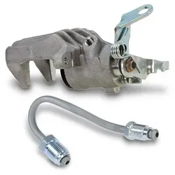 Bestprice Bremssattel + Bremsrohr hinten rechts für Audi, Seat, Skoda, VW