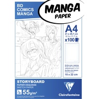 Quo Vadis Clairefontaine, Heft + Block, Manga Storyboard A4